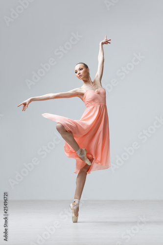 Fotoroleta ćwiczenie piękny tancerz balet baletnica
