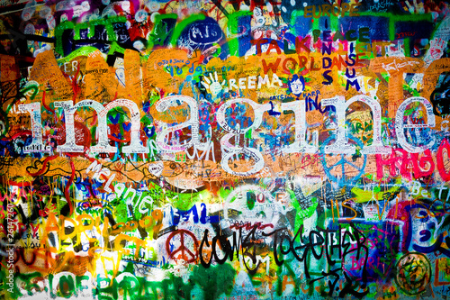 Fotoroleta Ściana Johna Lennona