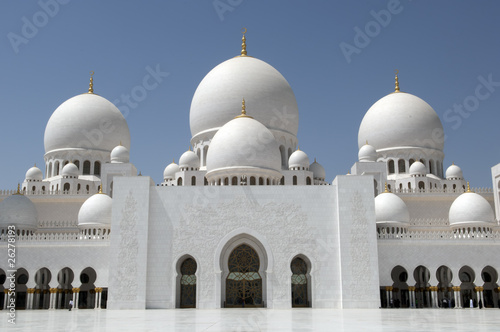 Naklejka arabian architektura arabski meczet pałac