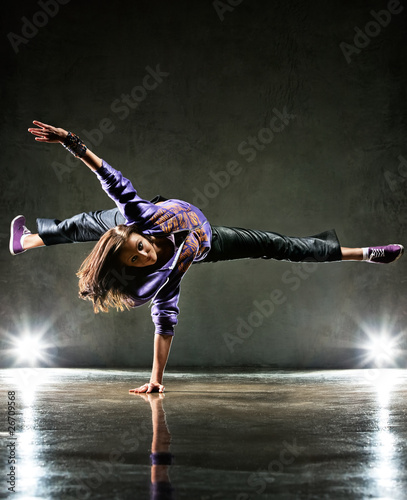 Fototapeta kobieta taniec sport dziewczynka break dance
