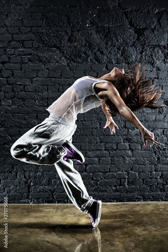 Plakat taniec kobieta moda tancerz