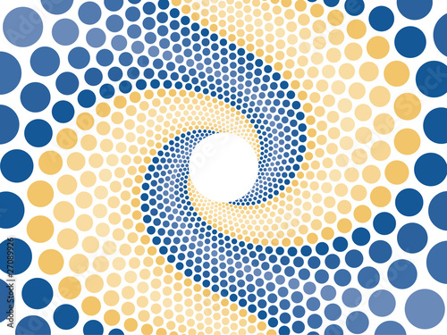 Obraz na płótnie fala ruch spirala perspektywa tunel