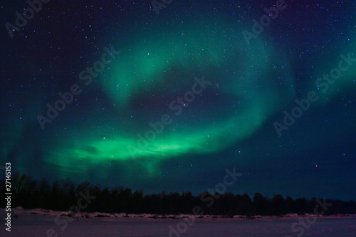 Fotoroleta niebo finlandia natura pejzaż