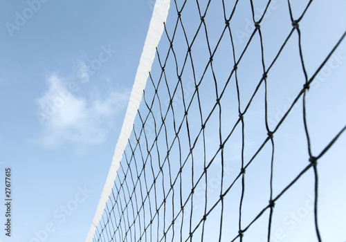 Fotoroleta ćwiczenie niebo siatkówka sport net