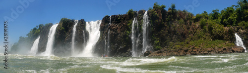 Obraz na płótnie dżungla wodospad panorama natura