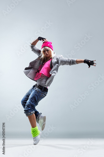 Obraz na płótnie fitness moda aerobik hip-hop