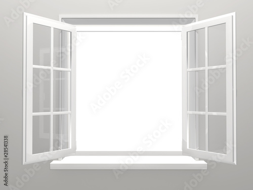 Obraz na płótnie Białe okno