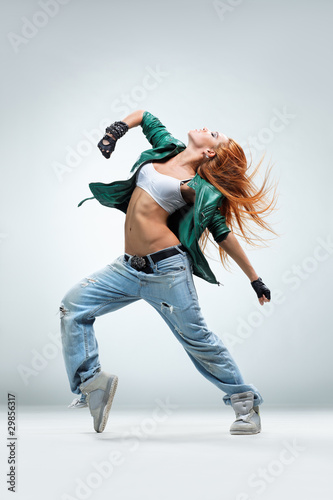 Obraz na płótnie aerobik nowoczesny kobieta