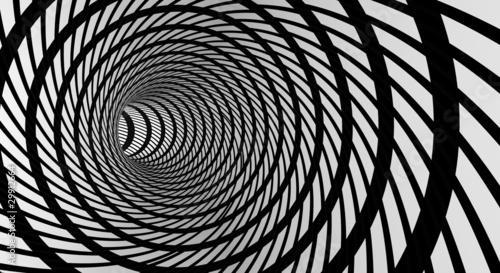 Naklejka ruch spirala obraz architektura wzór