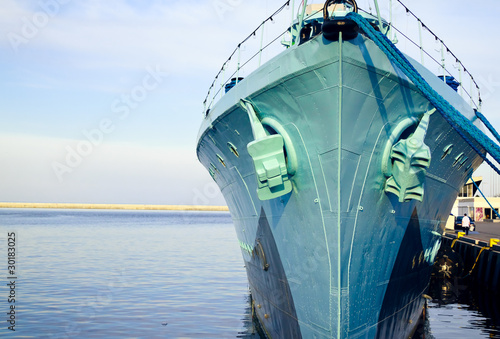 Fotoroleta wojskowy statek niszczyciel pancernik