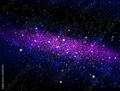Fotoroleta planeta galaktyka niebo kometa słońce
