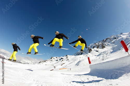 Plakat narty sport narciarz sporty zimowe