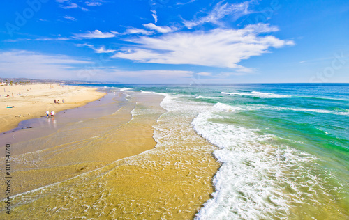 Naklejka plaża pejzaż kalifornia