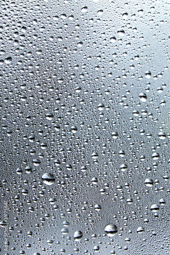 Obraz na płótnie Krople deszczu na szybie