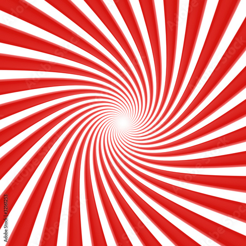 Naklejka loki spirala 3D tunel wzór
