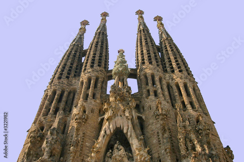 Fototapeta barcelona architektura niebo hiszpania