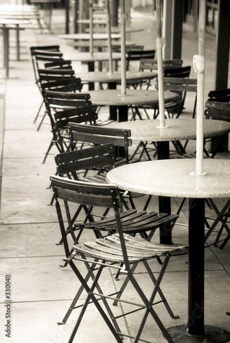 Fotoroleta kawiarnia miejski ulica