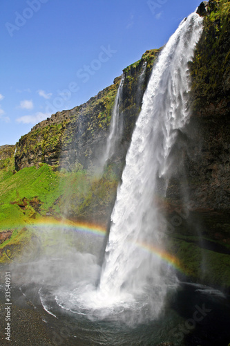 Fototapeta woda skandynawia krajobraz wulkan