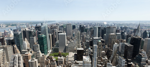 Fototapeta panorama widok nowy jork