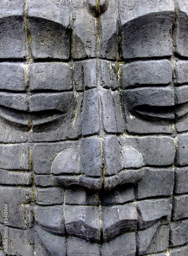Obraz na płótnie twarz azja statua zen odpoczynek