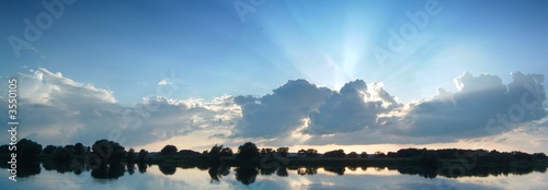 Obraz na płótnie panorama woda pejzaż