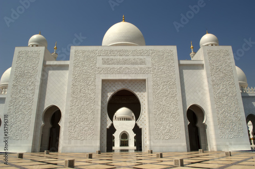 Fotoroleta meczet pałac świątynia korytarz