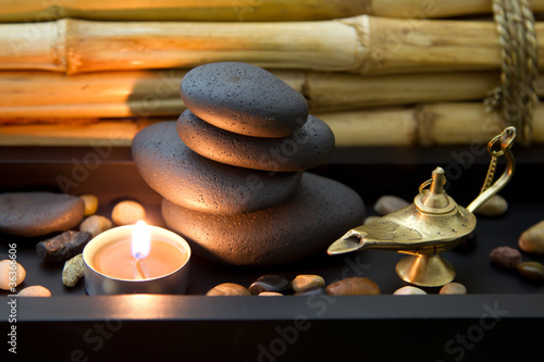 Naklejka sauna aromaterapia azjatycki