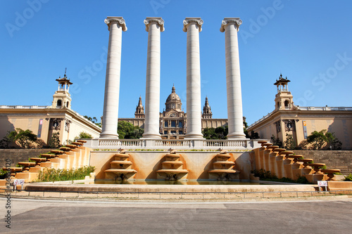 Naklejka barcelona hiszpania śródziemnego