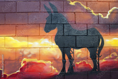 Obraz na płótnie graffiti hip-hop street art miejski sztuka