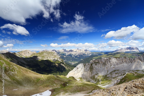 Fotoroleta góra dziki niebo europa