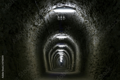 Fototapeta ścieżka tunel perspektywa dziwny brązowy