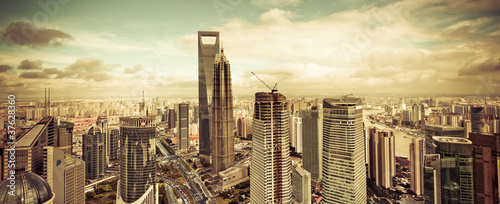 Fotoroleta chiny panoramiczny metropolia