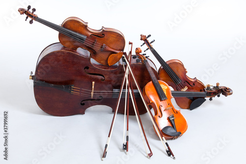 Fototapeta skrzypce orkiestra koncert muzyka