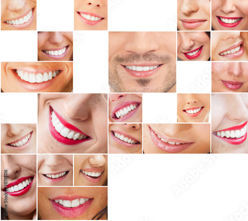 Obraz na płótnie zdrowy uśmiech kobieta