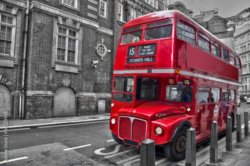Naklejka Londyński autobus