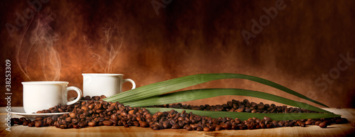 Obraz na płótnie Kawowa panorama