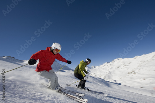 Fototapeta sport góra mężczyzna śnieg