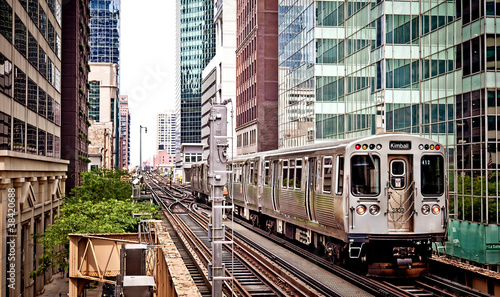 Naklejka architektura metro nowoczesny transport peron
