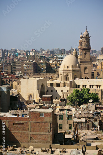 Fotoroleta arabski miasto afryka wieża miejski