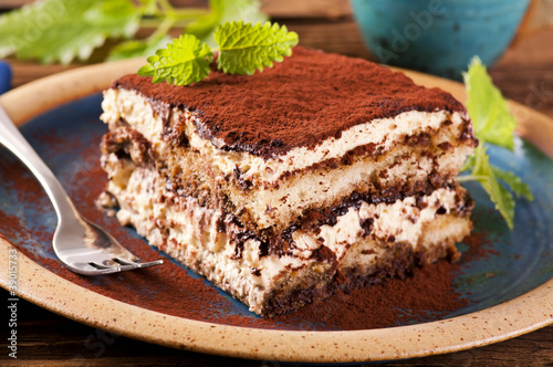 Obraz na płótnie kakao włoski deser świeży lód