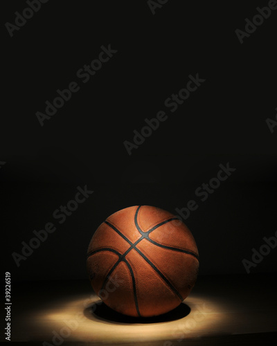 Fototapeta noc sport piłka koszykówka