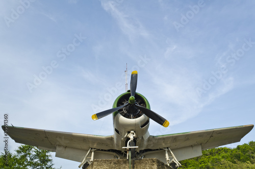 Fototapeta wojskowy niebo samolot