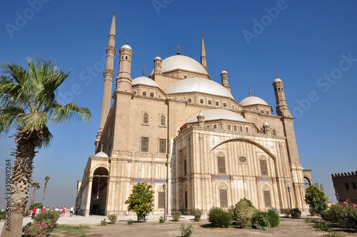 Naklejka egipt meczet nil
