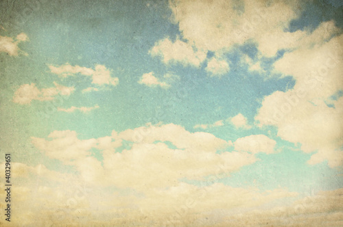 Fotoroleta wzór vintage ziarno niebo lato