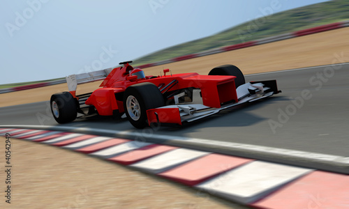 Obraz na płótnie samochód motorsport widok