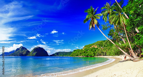 Naklejka panorama tropikalny natura wyspa