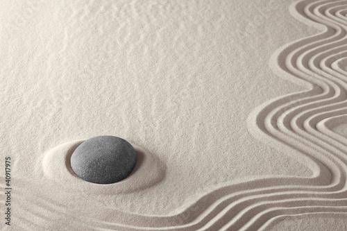 Plakat wzór natura zen wellnes