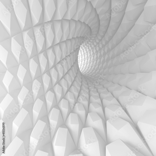 Plakat 3D nowoczesny spirala