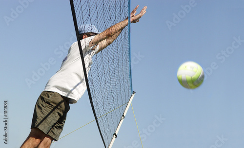 Fototapeta niebo sport mężczyzna piłka