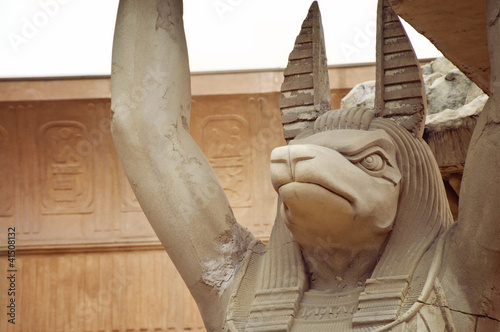 Fototapeta stary król afryka egipt statua